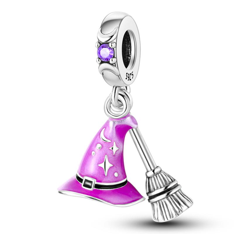 100% Copper Princess Dress Castle Witch Prince Dream Series Charms Beads Fit 3Mm Original Bracelets Diy Fine Jewelry Making