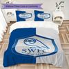 Sheffield Wednesday  Pattern Bedding Uilt Set Uilt Cover Pillowcase Home Decoration Birthday Gift (1 * Duvet Cover + 2 * Pillowcase  Without Core)