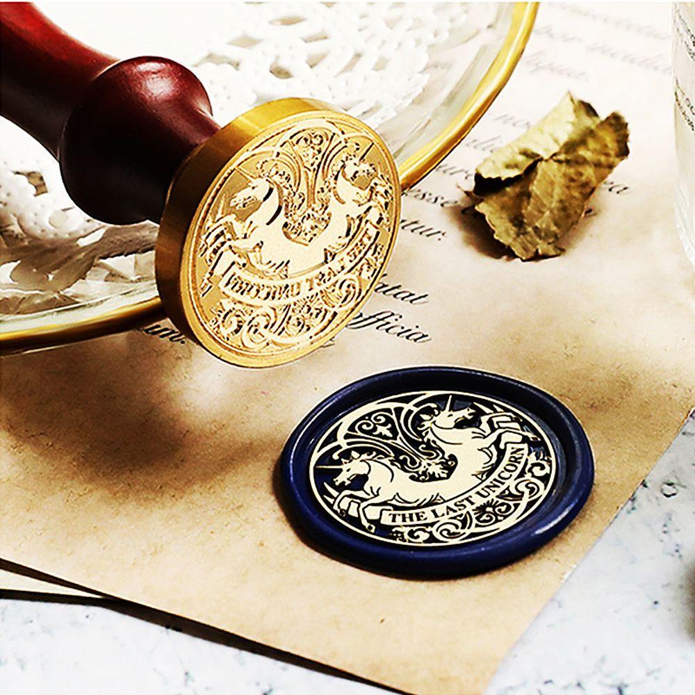 Stamp Stamps Set Envelope Decoration Crafts Stamp Scepter Handle Stamp Wax Seal Seal Sealing Stamp