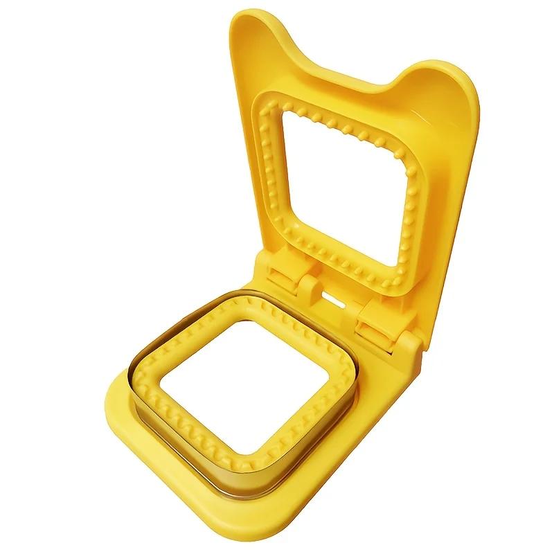Damaly,Multi-functional Stainless Steel Sandwich Cutter, A DIY Kitchen Baking Tool for Both Home and Commercial Use.