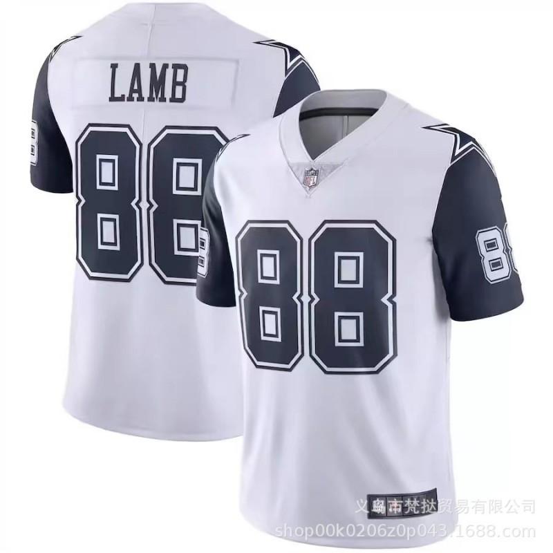 Camiseta de Fútbol Americano NFL Dallas Cowboys para Hombre Manga Corta Mezcla de Algodón Uniforme Deportivo de Equipo Rugby Baloncesto Entrenamiento