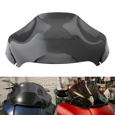 Black/Smoke/Clear/Tea 13" Motorcycle Windshield Fairing Windscreen Cover For Harley Road Glide FLTRXS FLTRU FLTRK FLTRT 2015-24