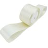 (25 yards/roll) 50mm Cream White Single face satin ribbon webbing decoration gift Christmas ribbons