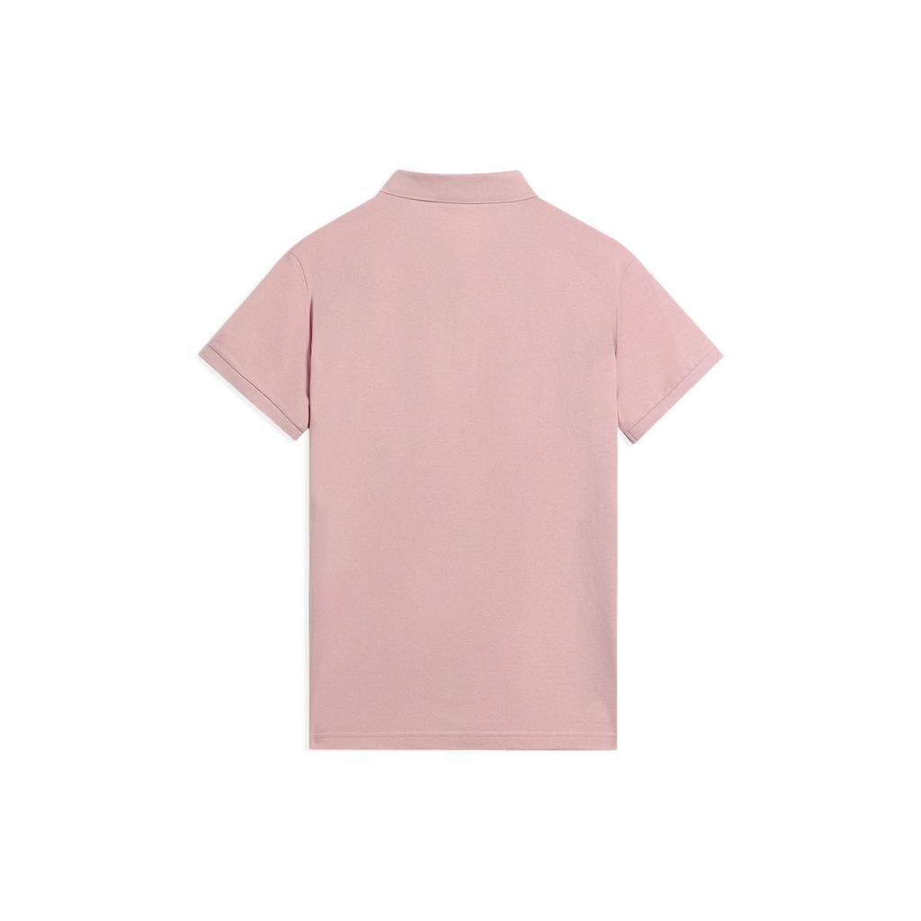 Li-Ning Pure Color Casual Polo Shirt Men Tops Light-Taupe-Purple APLS041-13