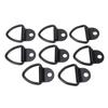 8pcs V Ring Tie Down Anchors Heavy Duty Steel V Ring Bolt On Trailer Anchor for Trailer Cargo Truck