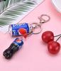 Badge Time Gemstone Keychain Pendant Cross Border  Accessories Metal Keychain