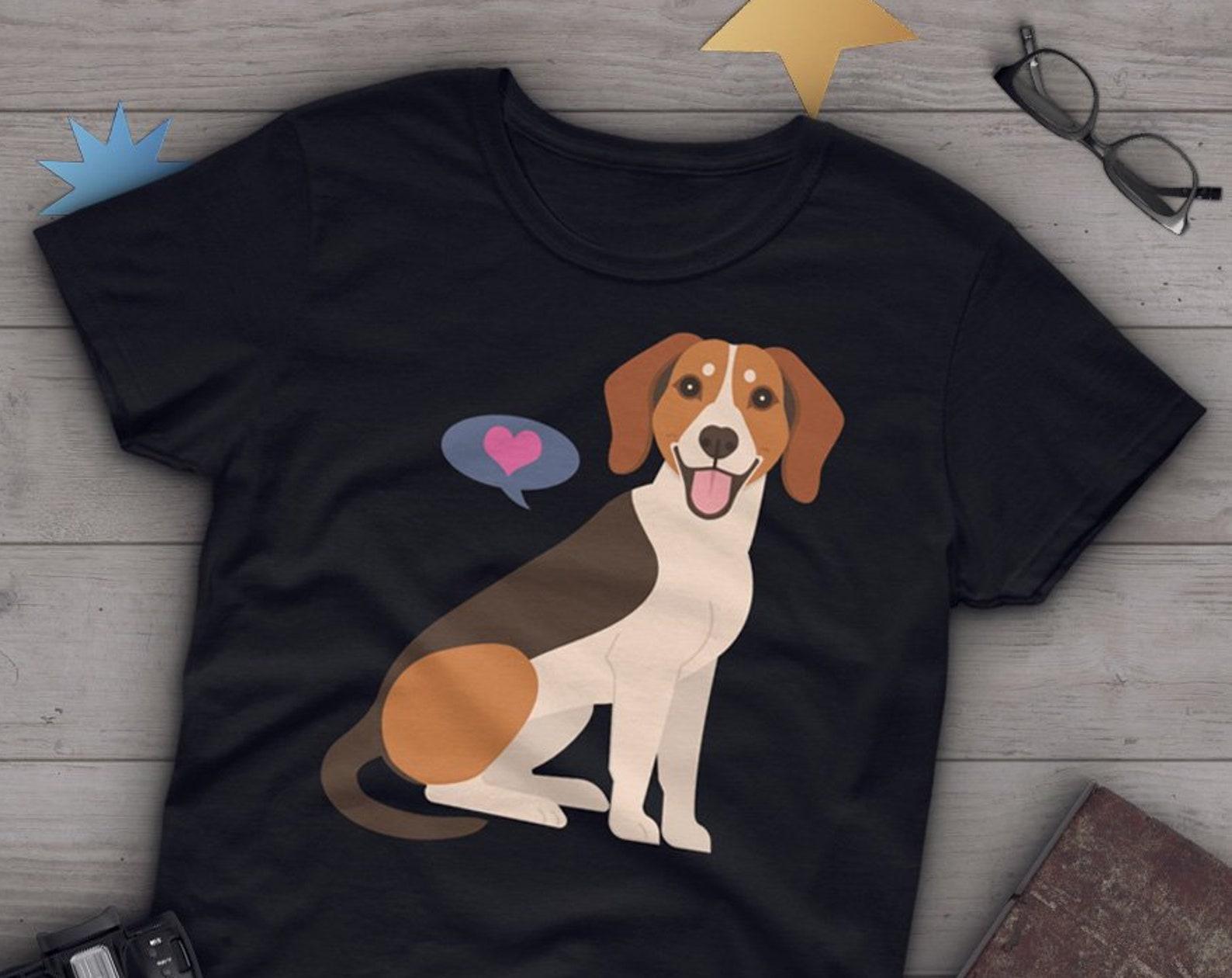 Beagle Shirt,  , Dog Lover Gift, Cute Beagle Mom Dad T-shirt, Fox Hound Dog Lover Tshirt, Pet Graphic Tee, Hunting Dog, Hound Dog 130