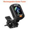 Rechargeable Guitar Tuner At-10A Foldable Rotatable Clip-On Tuner High Sensitivity For Bass Ukulele Chromatic Guitar Accessories