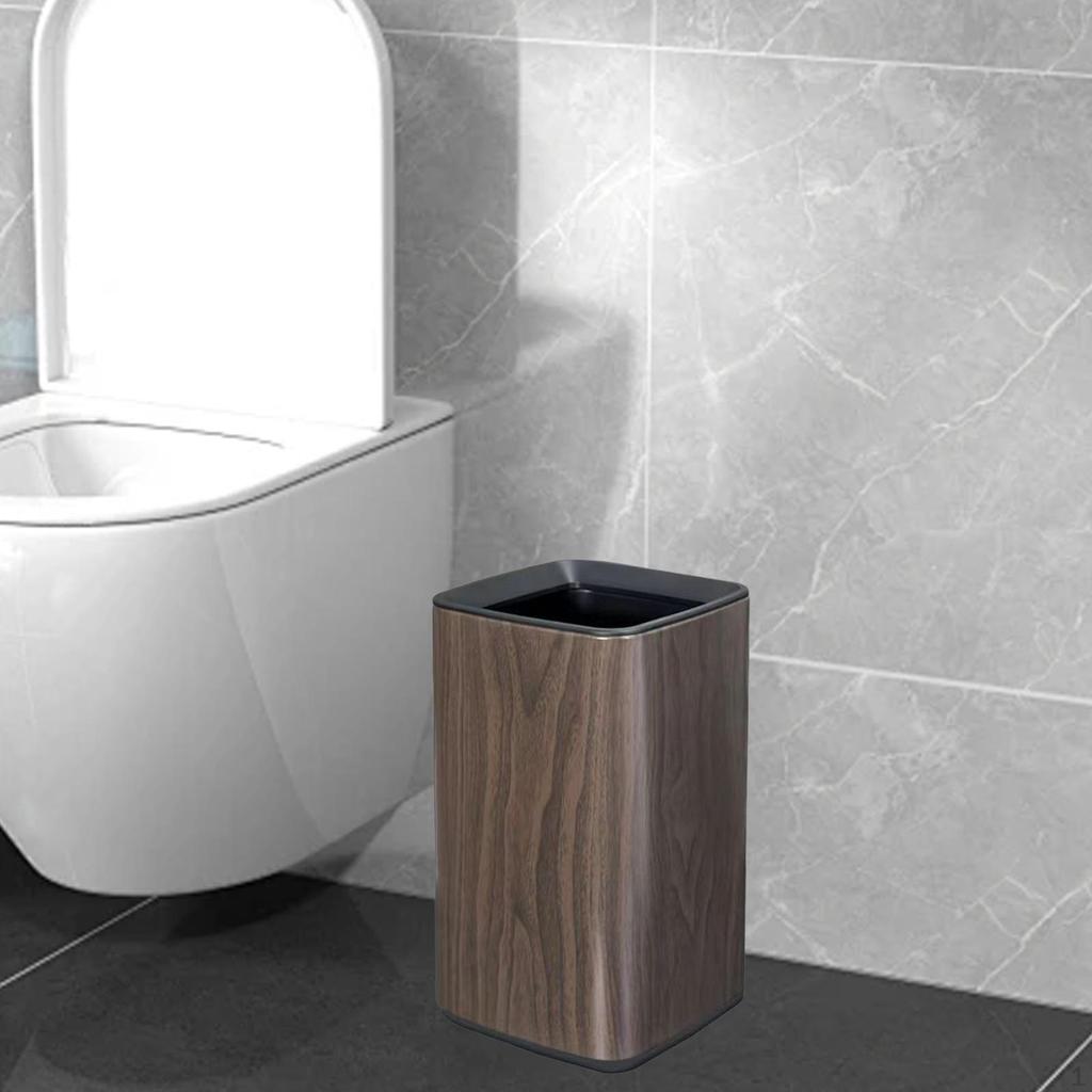 Modern Stainless Steel Garbage Can for Bedroom and Bathroom