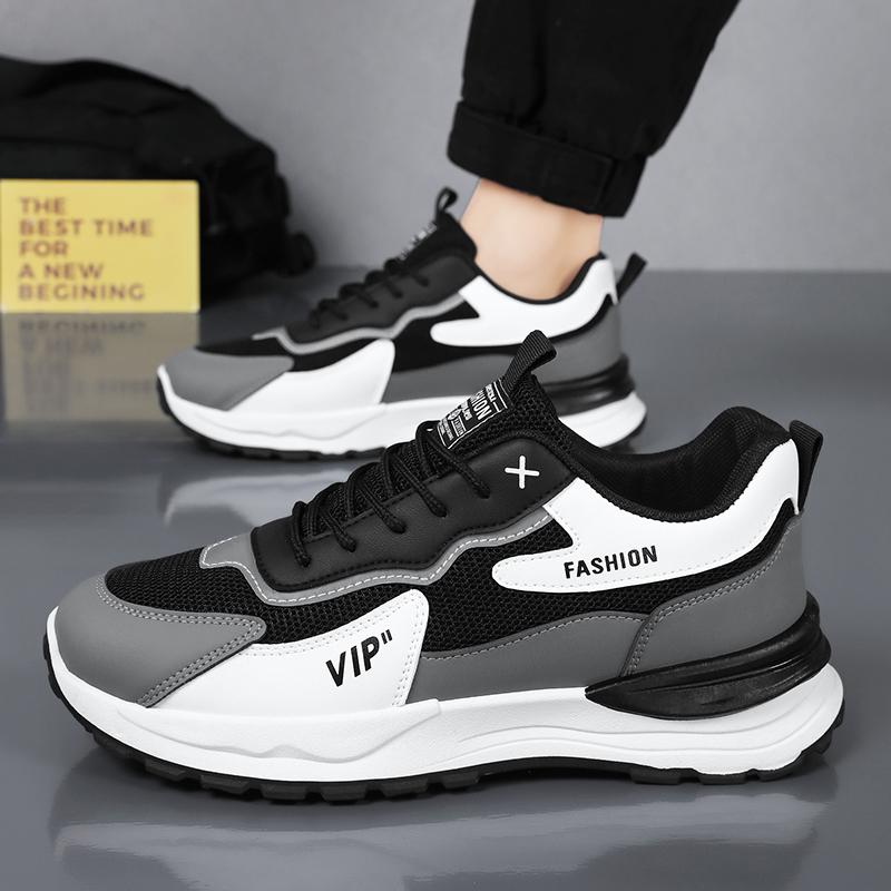 Breathable Classic Running Sneakers for Man Outdoor Light Comfortable Mesh Shoes Slip On Walking Shoes Tenis