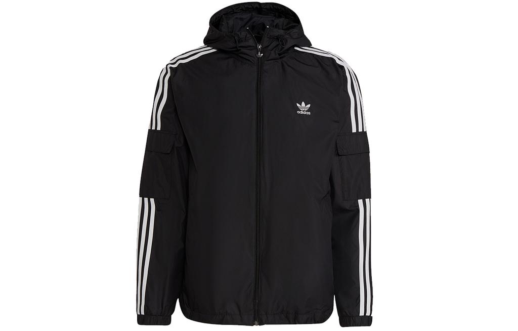 Adidas Originals 3 Stripes Jackets & Coats Men's Black H06683
