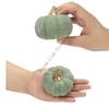Q1FD 10Pcs Green Foam Pumpkins Artificial Pumpkins Fall Harvest Decoration for Halloween Thanksgiving Kitchen Decoration