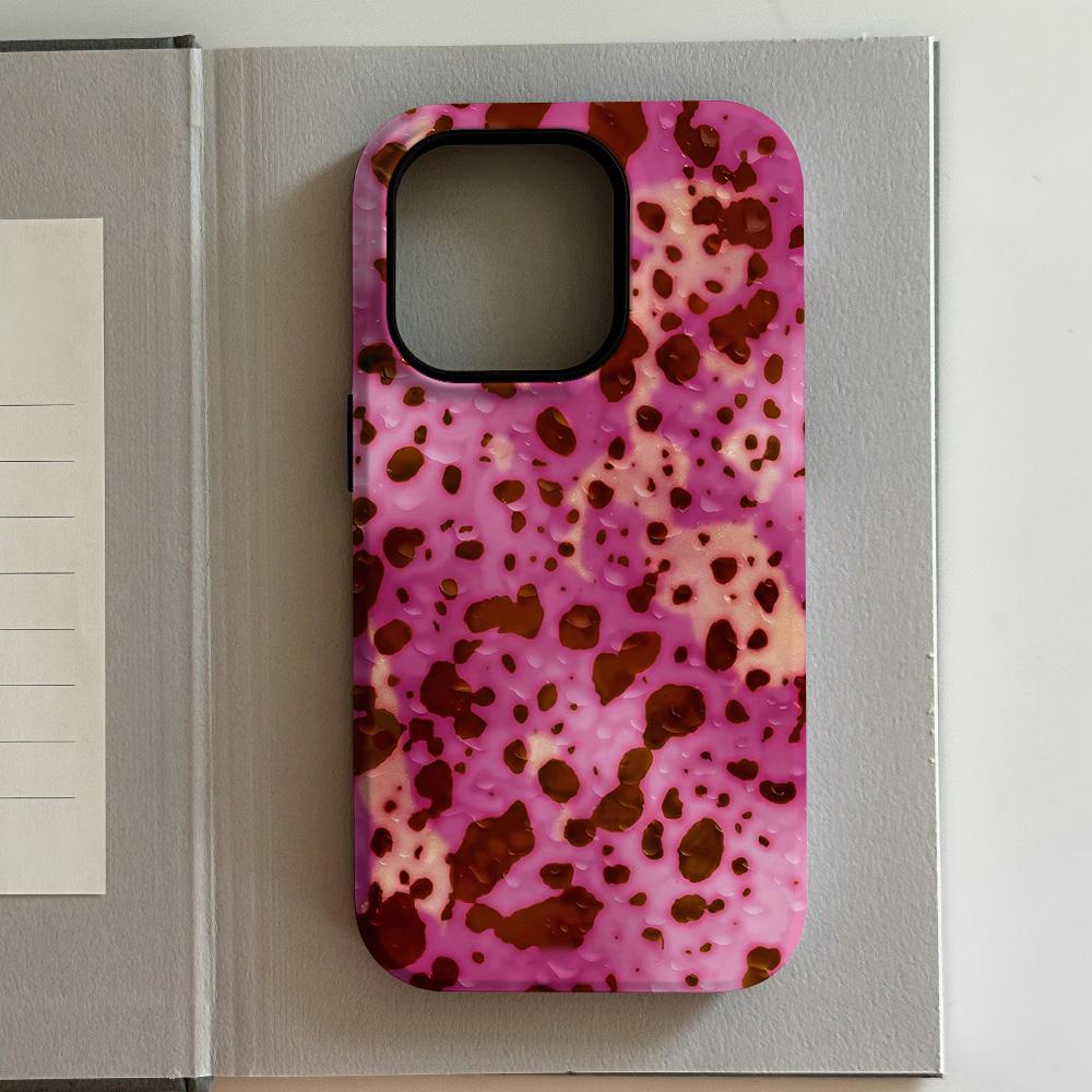 

Luxury Golden heart-shaped texture Phone Case for iPhone 17 16 15 14 13 12 11 Air Pro Max Plus Luxury Double-layer Back Cover iPhone 14 ProMax