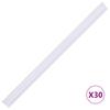 Vidaxl Osłona Na Ogrodzenie Ogrodowe, Pvc, 70X0,19 M, Biała