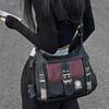 Y2K Vintage Crossbody Bag Women's Tote High Quality PU Leather Shoulder Bag Hip Hop Messenger Bag Female Large Handbag Commuter