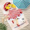 Anime Candy Candy Towel Polyester Beach Towel Quick Dry Sand Free Bath Towel for Summer Pool Travel Vacation