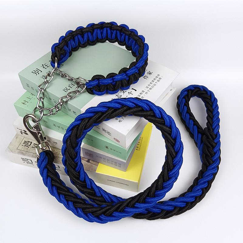 Pet Dog Leash Nylon Heavy Duty Nonextendable For Large Dogs