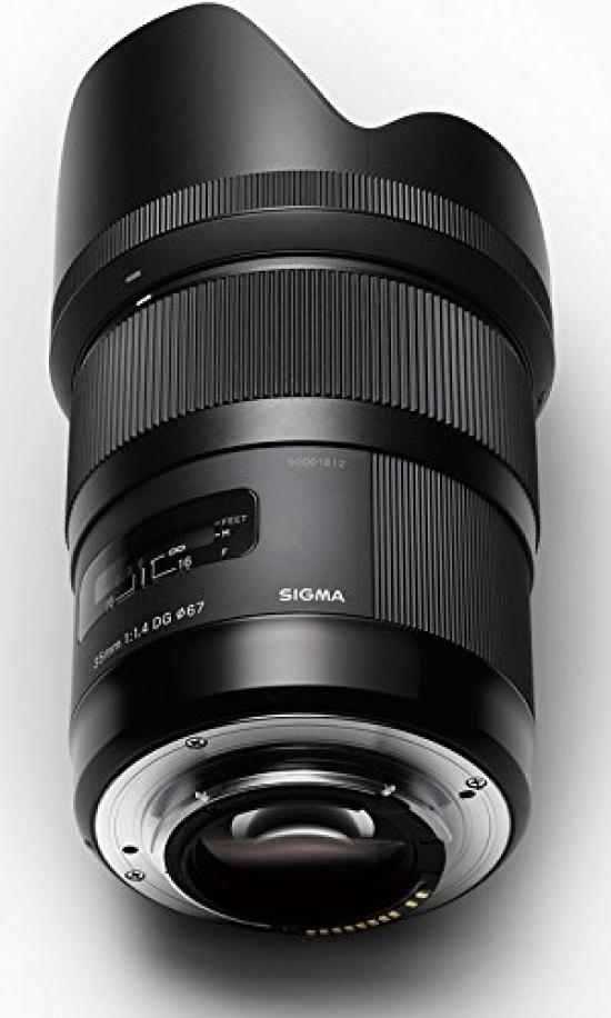 Sigma 35mm DG HSM Lens for Nikon Art SLR Cameras F1.4 F-Mount, Wide-Angle, Full-Frame
