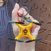 Cartoon Mini Small Unmanned Aerial Toy Model Keychain Pendant Creative Fun Car Students Schoolbag Decor Pendant Kids Gift