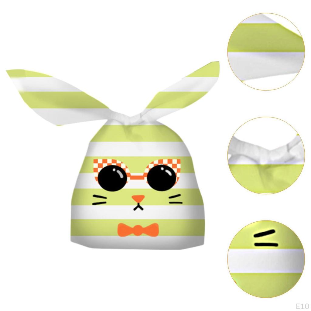 50 Pieces Easter Goodie Bags for Gift Cookie Packing Cute Treat