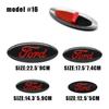 Car Front Hood Emblem For Ford Fiesta Mondeo Shelby Edge Kuga Focus Fusion Escape Rear Trunk h292 Badge Cover Modification Sticker