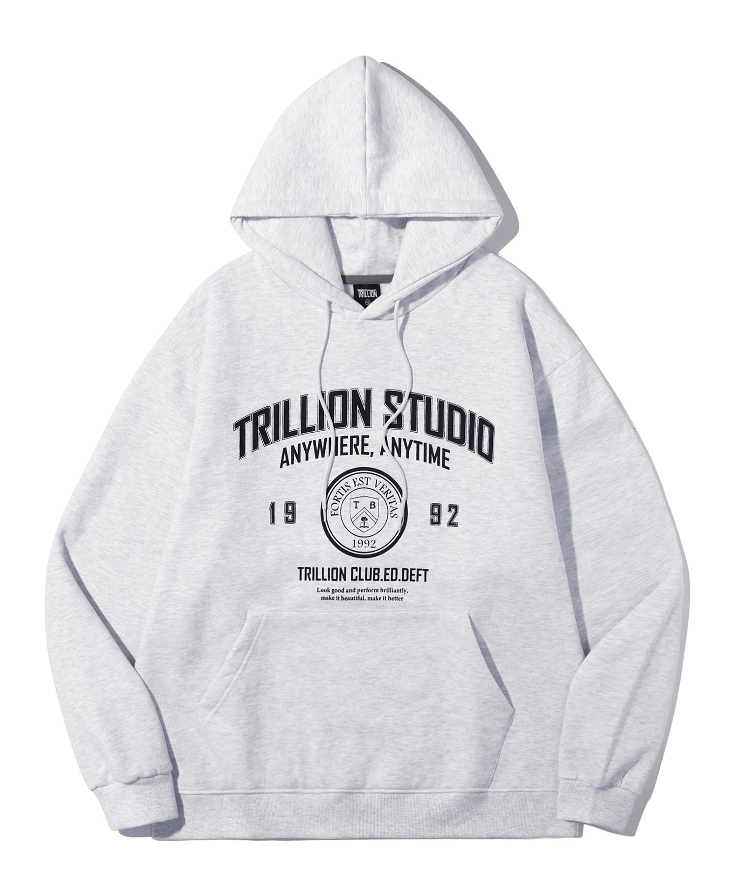 Trillion Studio Arch Oversized Hoodie (Melange Gray) Melange Grey/L