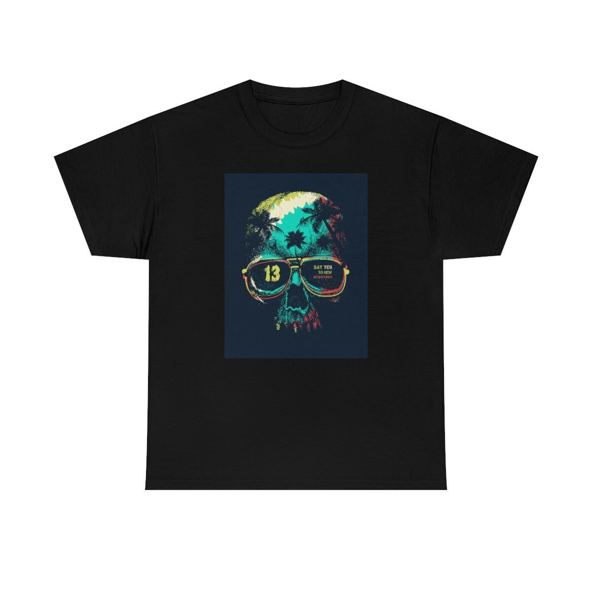 Paradise Skull Unisex Heavy Cotton Tee S