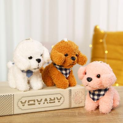 Useful Stuffed Keychain Comfortable Flexible Anti-fade Plush