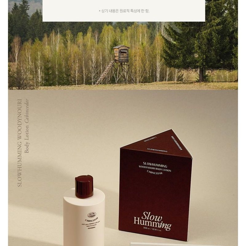 Slow Humming - Woodynouri Body Lotion Cabincedar