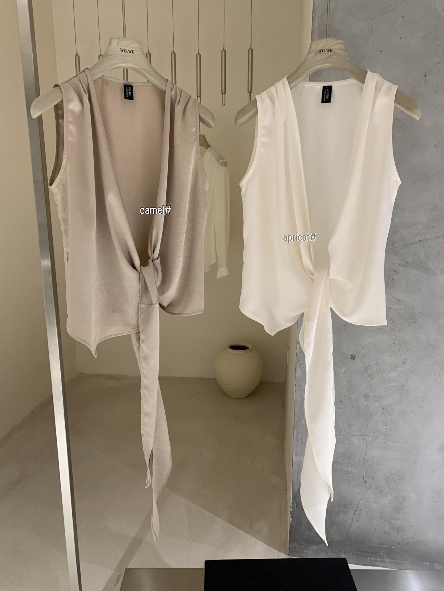 

Women s Spring/Summer Halter Neck Shoulderless Slim Fit Sleeveless Top WGWE8917 Medium абрикосовый