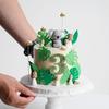 Jungle Baby Shower Cake Decoration Koala Bee Cake Topper Safari Animals Cake Decoration for Birthday Party Supplies