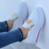 Vulcanized Shoes for Women Side Zipper Platform Tennis Female Sneakers Flat Shoes Solid Pu Leather Non Slip Shoe Chaussure Femme