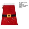 Big Velvet Santa Bag Soft Drawstring Christmas Gift Bag Extra Large Red Christmas Cloth Sack for Holiday Packaging Party Supplies