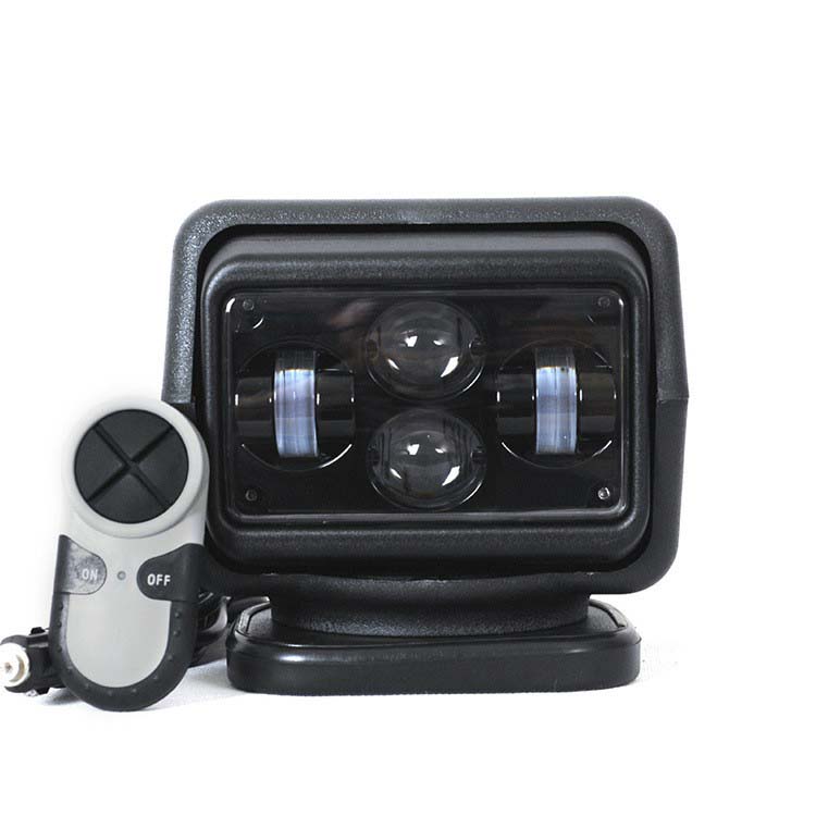 LED Marine Searchlight,60W 12V24V Remote Control Spotlight,360 Degree Rotating Work Light,for Boat Truck SUV 4x4 Off-Road,7 Inch