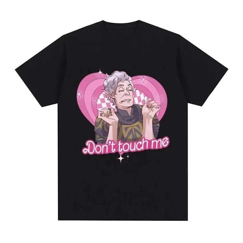 Retro Astarion Halsin Baldurs Gate 3 Unisex Women Print Tee Cotton T Shirt Short Sleeve Tshirt Fashion Oversized T-shirts Clothes