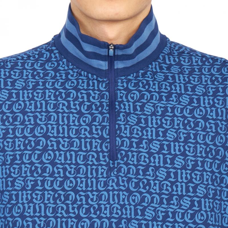 Galleria G Fore Pore Golfwear Men S Half Zip Up lonG Sleeve T ShirT G4mf22k155 bprnT