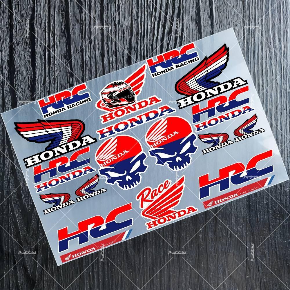AQZ1 Cool Rider for Honda Stickers Moto Sticker Auto Body Bumper Windows Motorcycle Laptop Walls Vinyl Decal Car Tuning Accessories