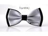 Men's Korean Style Color Block Bow Tie - Custom Business Casual & Formal Fashion Accessory