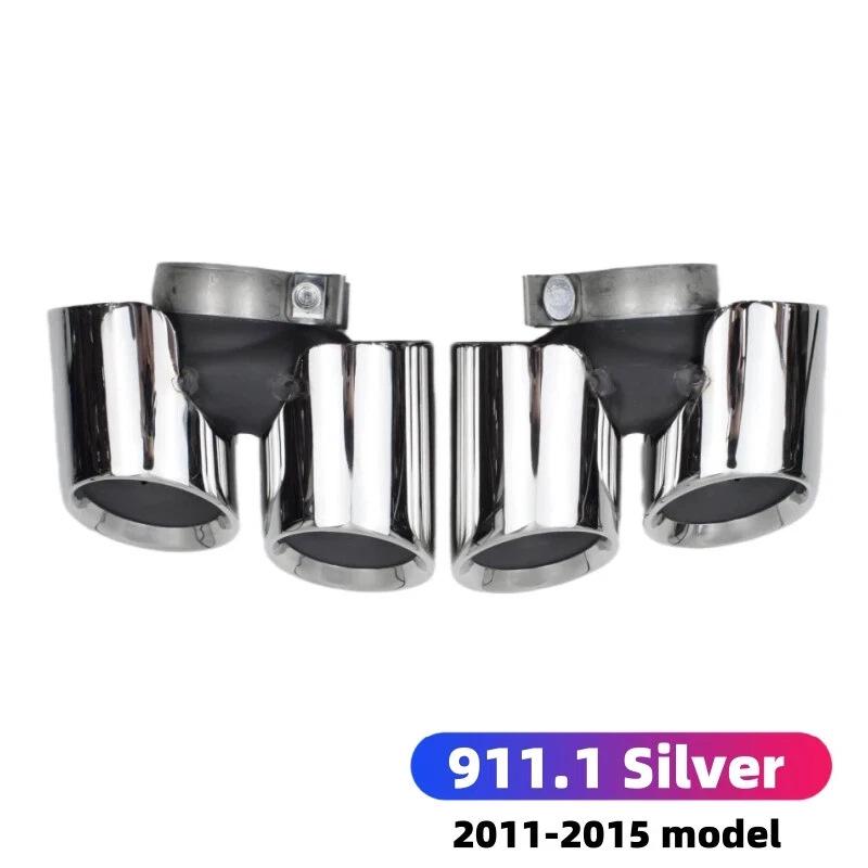 Stainless Steel Tailpipe Muffler Tip for 2011-2024 Porsche 911