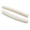 Miwayer 6 String Electric Guitar Bone Nut Curved Bottom Pre-Slotted Made of Real Bone (43 X 3.2 X 5/5.65/4.6mm 2 Pcs)