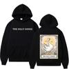 Silly Goose Tarot Card Funny Meme Graphic Hoodie Men Fashion Clothing Pullover Autumn Winter Aesthetic Trend Casual Sportswear