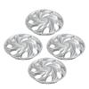 4 Pcs 14 Inch Wheel Hub Cap Universal Fit Silvery Wheel Hub Rim Cover for Cars Trucks Vans