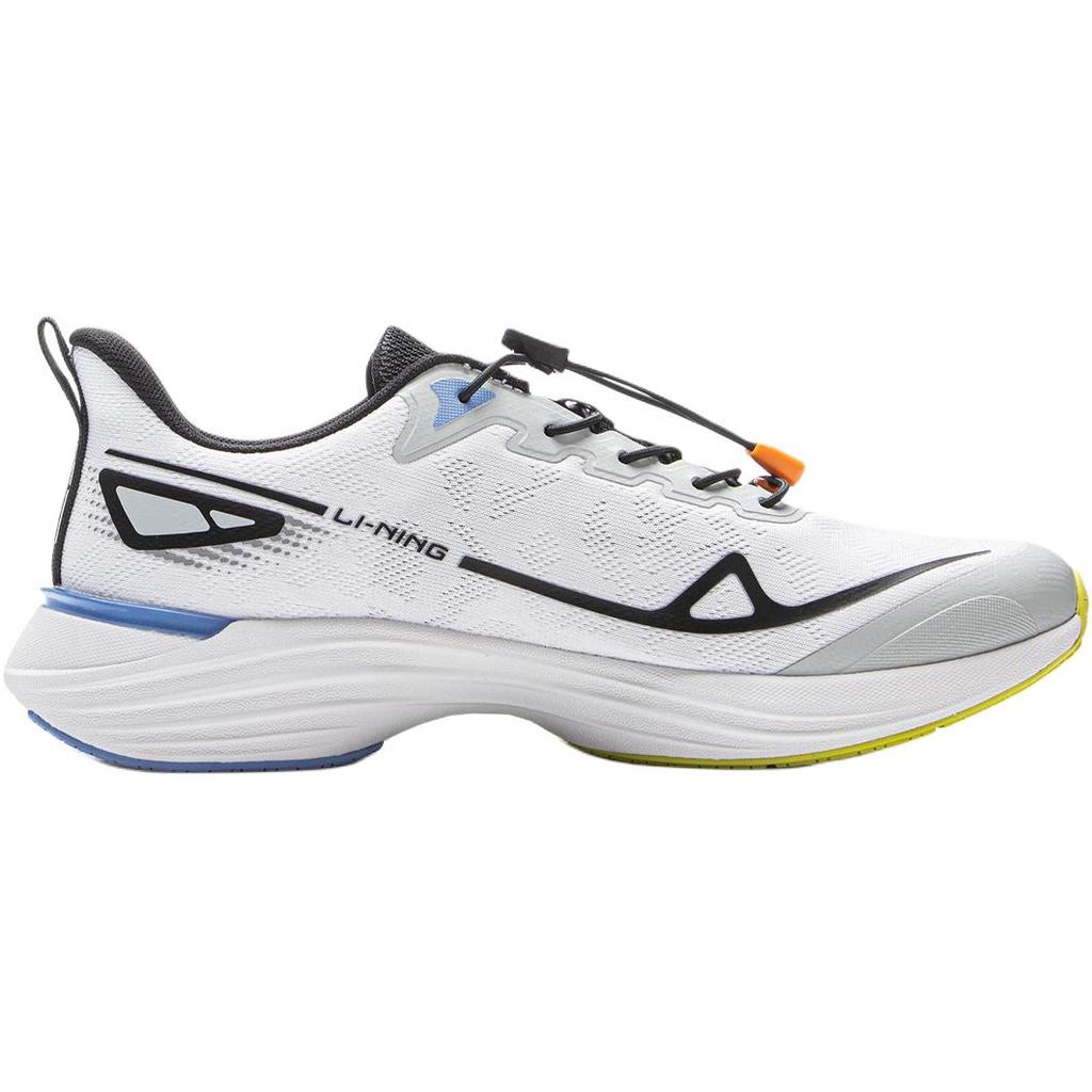 Li Ning Kids Running Synthetic Leather Lightweight Comfortable Fashion Shock Absorption Breathable Low Top Running Shoes Kids sneaker YKFV184-3