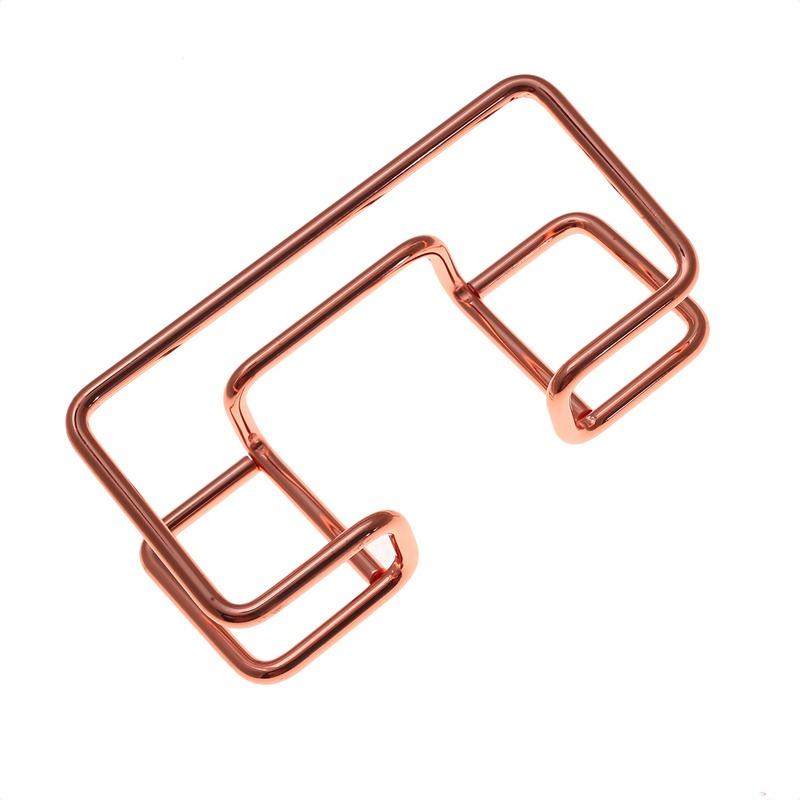 Business Card Display Holder Metal Desktop Minimalist Organizer for Office Countertop розового золота 1200₽