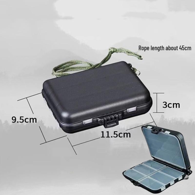 Wasserdichte Tragbare Aufbewahrungsbox für Angelköder und Jigköpfe