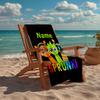 Custom Name Ultra-Soft Beach Towel with Sprunki Theme,Ideal for Pool - Camping, Diving - Perfect Travel Essential, Vibrant Beach Towel.