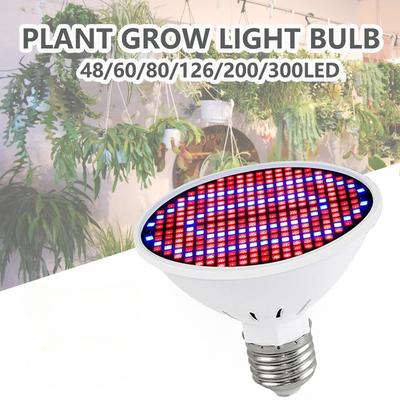 48/60/80/126/200/300 LED Grow Light Bulbs E27 Full Spectrum Grow Lamp Red Blue LED For Plants Indoor Hydro Flower Veg Grow Tent Phytolamp