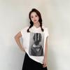 Chic Casual Loose Mid-Length Short Sleeve T-Shirt for Summer - Plus Size Available