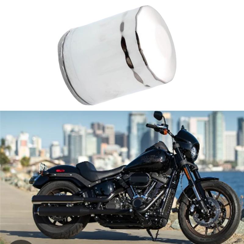 

Oil Filter For Motorcycle Accessories 2018- Fat Boy Low Rider Streetfighter Road King срібний