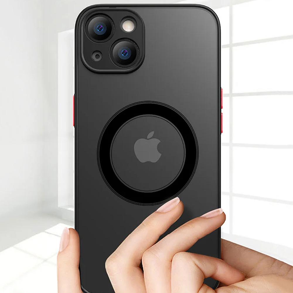 Shockproof Case For iPhone 16 Pro Max 15 14 13 12 11 ProMax Mini Plus Phone Magnetic Wireless Charge For Magsafe Hard Back Cover